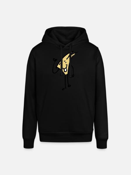 Coole schlichte Comig-Figur - Stanley/Stella Unisex Hoodie SOUNDER - Schwarz