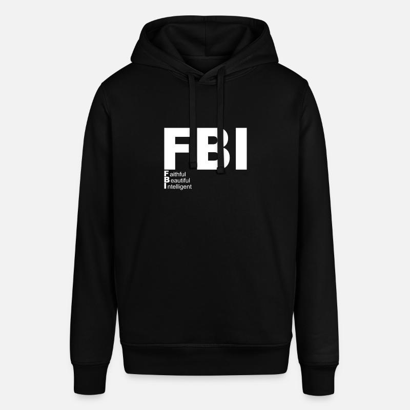 FBI Phrase drôle - Sweat à capuche SOUNDER Stanley/Stella Unisexe - noir