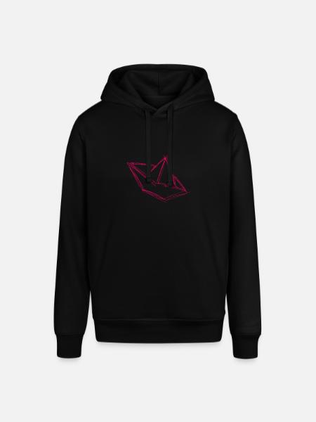 Papierboot pink - Stanley/Stella Unisex Hoodie SOUNDER - Schwarz