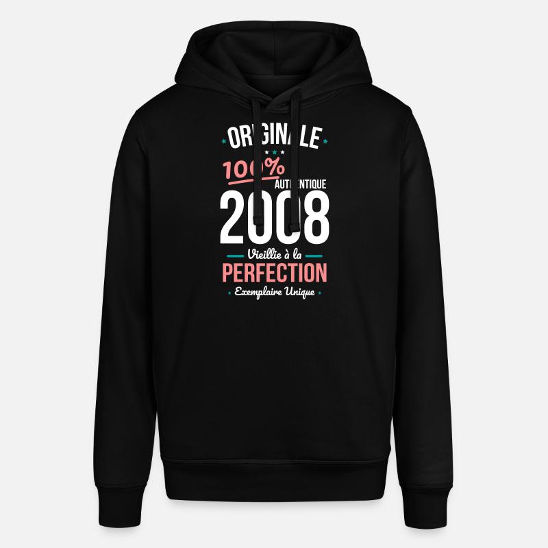 2008 – Originale – Exemplaire unique - Sweat à capuche SOUNDER Stanley/Stella Unisexe - noir