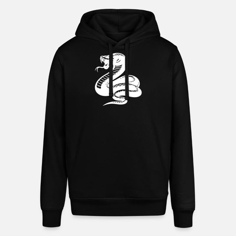 Silhouette du python serpent - Sweat à capuche SOUNDER Stanley/Stella Unisexe - noir