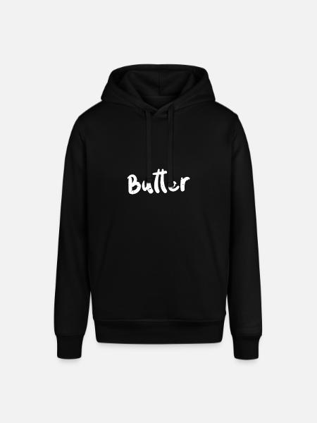 Butter - Thanksgiving - Stanley/Stella SOUNDER Unisex Hoodie - black