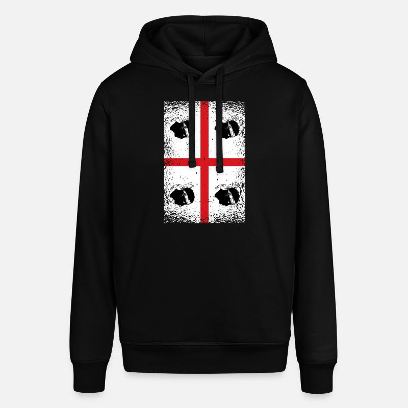 Drapeau de Sardaigne d’occasion Look Drapeau sarde Vintage - Sweat à capuche SOUNDER Stanley/Stella Unisexe - noir