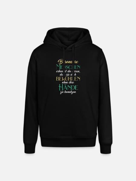 Besondere Menschen - Stanley/Stella Unisex Hoodie SOUNDER - Schwarz