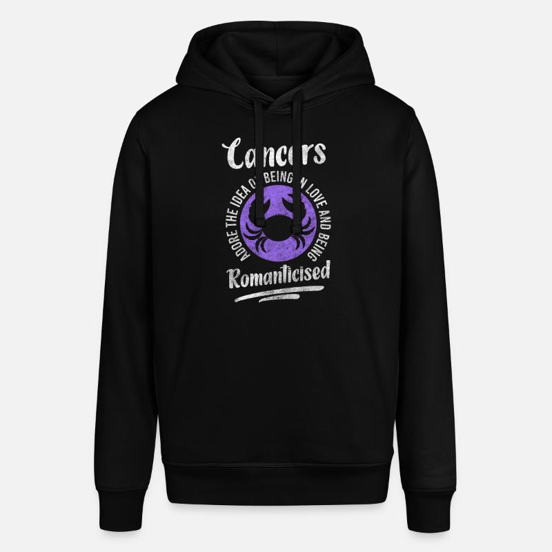 Cancer Astrologie Élément Eau - Sweat à capuche SOUNDER Stanley/Stella Unisexe - noir