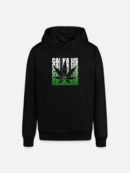 Cannabis Leaf - Stanley/Stella SOUNDER Unisex Hoodie - black