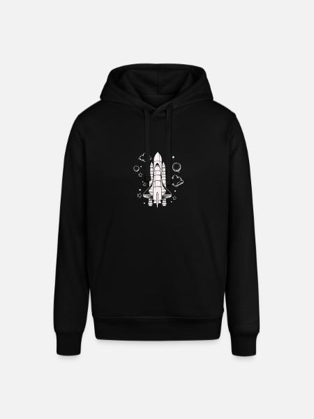 Spaceship - Rocket Space Space Astronaut - Stanley/Stella SOUNDER Unisex Hoodie - black