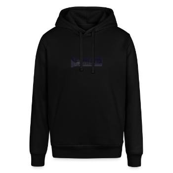 NY Stock Exchange Bull - Stanley/Stella Unisex Hoodie SOUNDER - Schwarz - Vorne - Alina (178cm) & Michal (187cm)