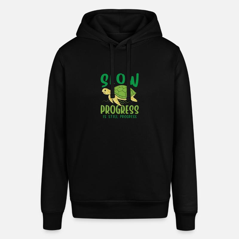 Slow progress is still progress - Stanley/Stella Unisex Hoodie SOUNDER - Schwarz