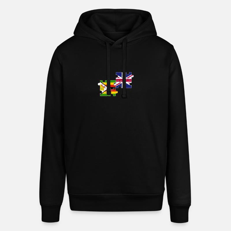 Zimbabwe Royaume-Uni Drapeau britannique Zimbabwéen - Sweat à capuche SOUNDER Stanley/Stella Unisexe - noir