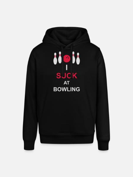 I suck at bowling - Stanley/Stella SOUNDER Unisex Hoodie - black