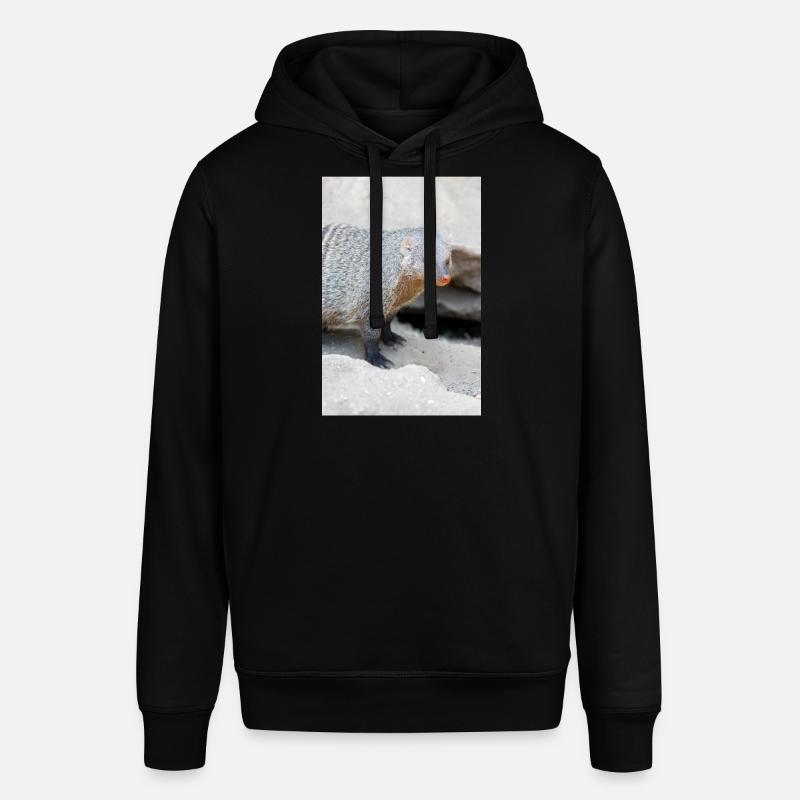 Gebänderte Manguste oder Zebramanguste - Stanley/Stella Unisex Hoodie SOUNDER - Schwarz