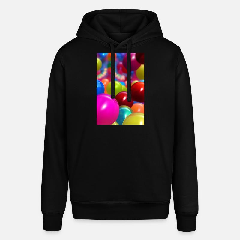 Boules colorées - Sweat à capuche SOUNDER Stanley/Stella Unisexe - noir