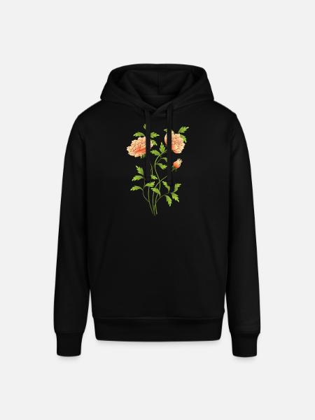Flowers - Stanley/Stella SOUNDER Unisex Hoodie - black