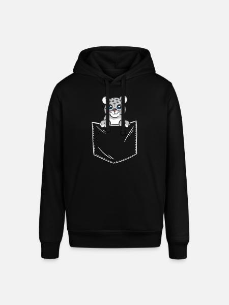 Schneeleopard - Stanley/Stella Unisex Hoodie SOUNDER - Schwarz