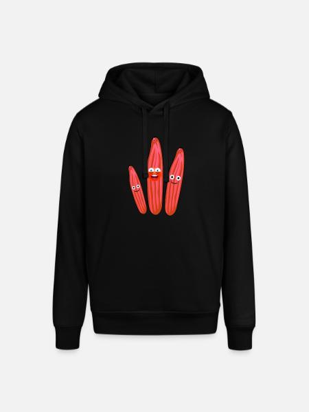 Concombre,Concombre de fête,Concombre Rieur - Sweat à capuche SOUNDER Stanley/Stella Unisexe - noir