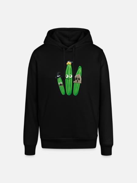 Gurke,Partygurke,halloween, Geist, Hexe - Stanley/Stella Unisex Hoodie SOUNDER - Schwarz