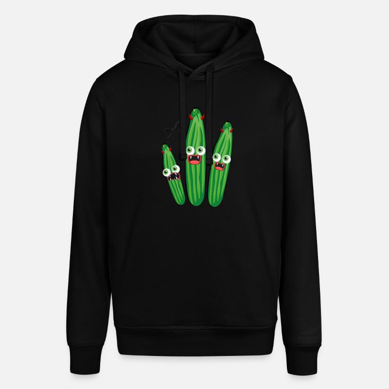 Cucumbers, Vampires, Devil, Halloween,Monsters - Stanley/Stella SOUNDER Unisex Hoodie - black