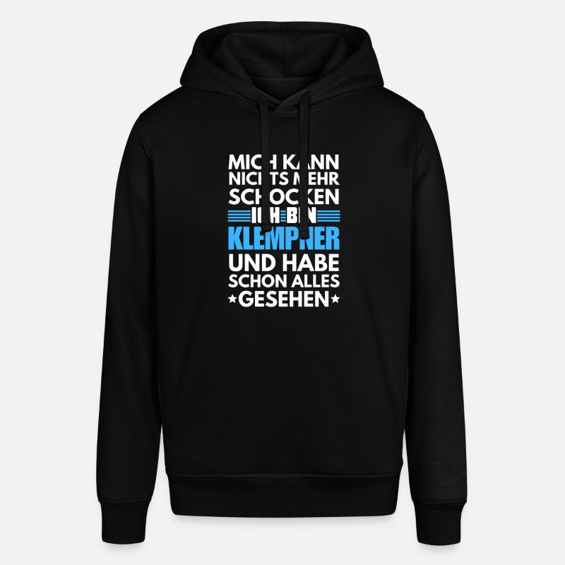 Plombier non choquable - Sweat à capuche SOUNDER Stanley/Stella Unisexe - noir