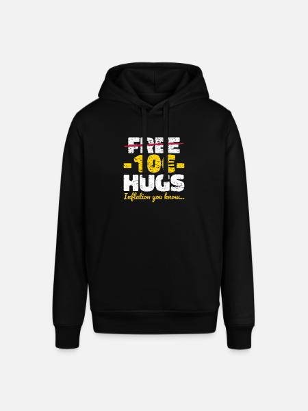 Inflation free hugs gift - Stanley/Stella SOUNDER Unisex Hoodie - black