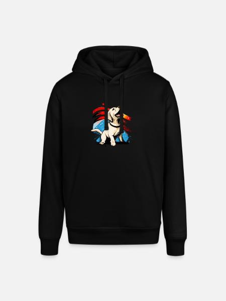 Labrador Dog USA Gift - Stanley/Stella SOUNDER Unisex Hoodie - black