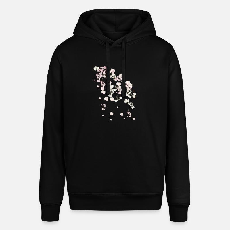Printemps,vrilles,fleurs,fleurs,fleurs,fleurs,floraison - Sweat à capuche SOUNDER Stanley/Stella Unisexe - noir