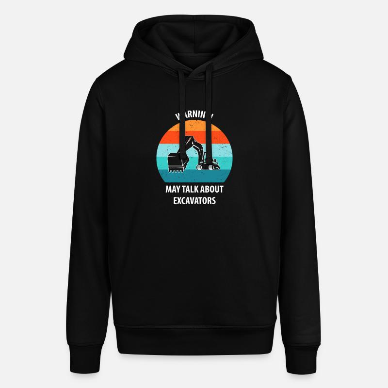 Bagger Baggerfahrer Baggerwagen - Stanley/Stella Unisex Hoodie SOUNDER - Schwarz