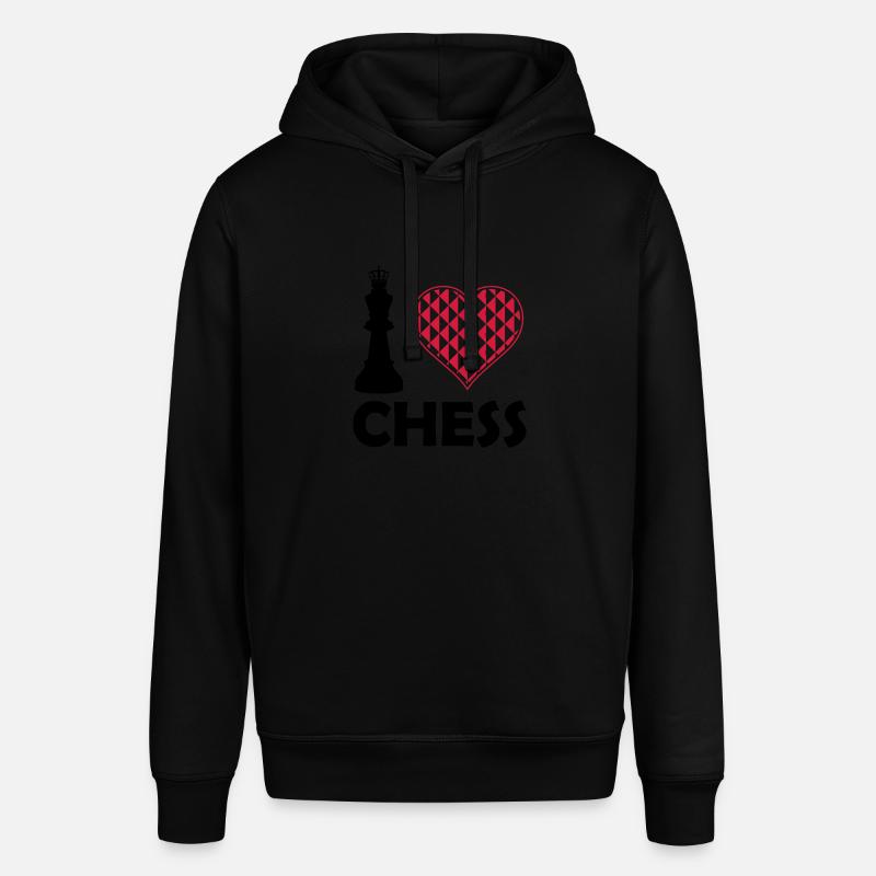 j'aime les échecs - Sweat à capuche SOUNDER Stanley/Stella Unisexe - noir