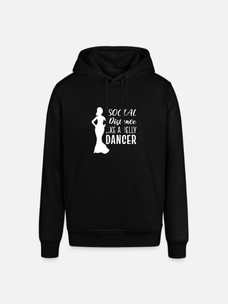 Social afstand Humoristisk persongave - Stanley/Stella SOUNDER unisex hoodie - sort