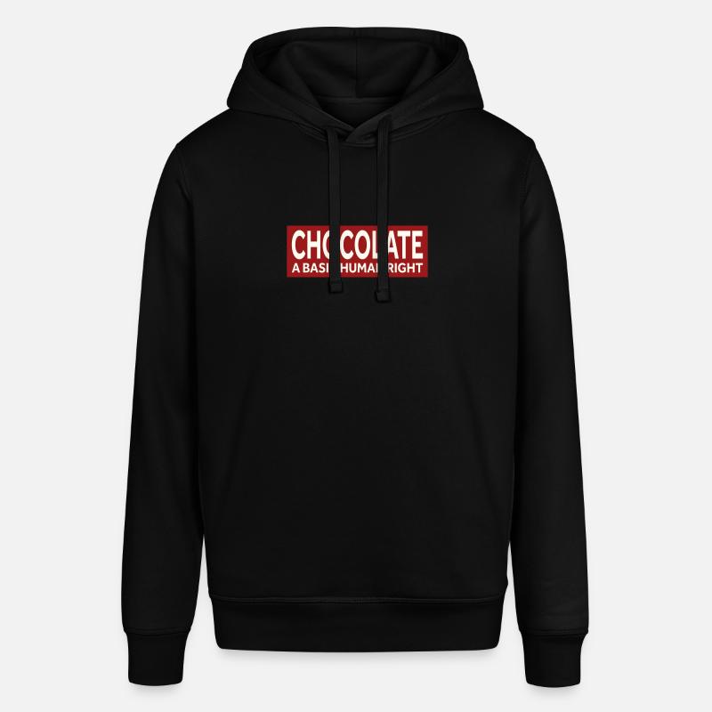 CHOCOLATE - A BASIC HUMAN RIGHT - Stanley/Stella Unisex Hoodie SOUNDER - Schwarz