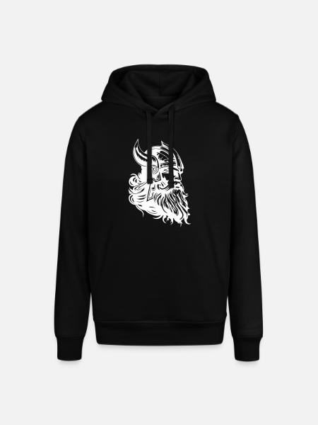 Viking Head Warrior Viking - Stanley/Stella SOUNDER Unisex Hoodie - black