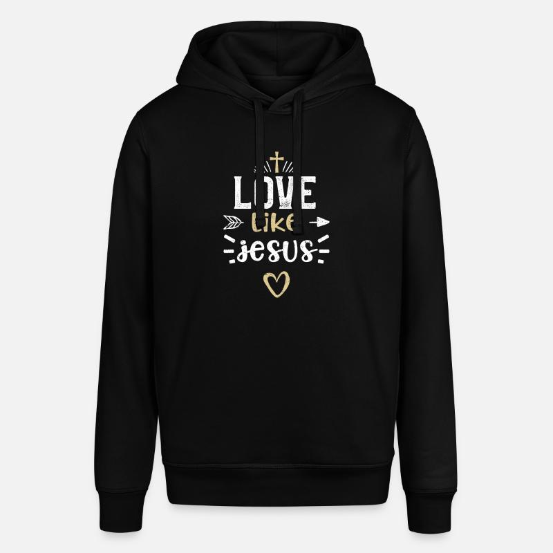 aimer comme jésus - Jésus - Sweat à capuche SOUNDER Stanley/Stella Unisexe - noir