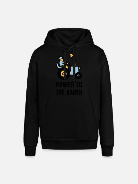 power_to_the_bauer_072011_b_3c - Stanley/Stella SOUNDER Unisex Hoodie - black