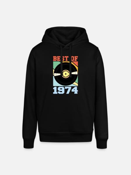 Le meilleur de 1974 - Sweat à capuche SOUNDER Stanley/Stella Unisexe - noir