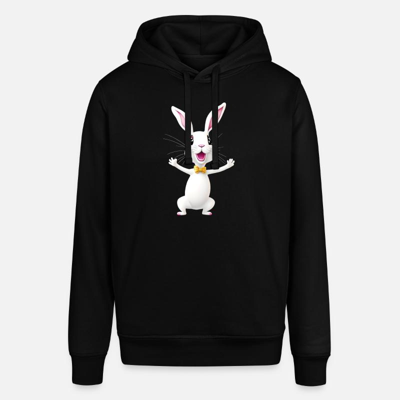 Drôle de lapin de Pâques - Sweat à capuche SOUNDER Stanley/Stella Unisexe - noir