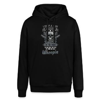 Waffe Gewalt Sturmgewehr - Stanley/Stella Unisex Hoodie SOUNDER - Schwarz - Vorne - Alina (178cm) & Michal (187cm)