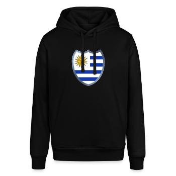 Uruguay (manteau des bras) - Sweat à capuche SOUNDER Stanley/Stella Unisexe - noir - Devant - Alina (178cm) & Michal (187cm)