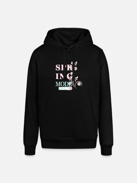 Spring Mode - Spring is here! - Stanley/Stella SOUNDER Unisex Hoodie - black