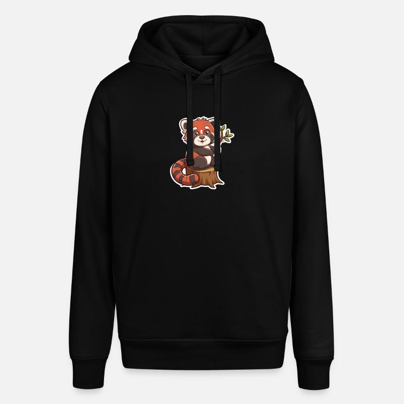Panda roux totalement mignon - Sweat à capuche SOUNDER Stanley/Stella Unisexe - noir