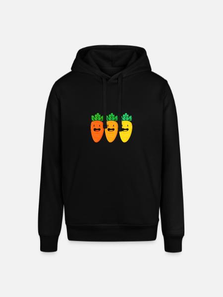 Carrot Vegetables - Stanley/Stella SOUNDER Unisex Hoodie - black