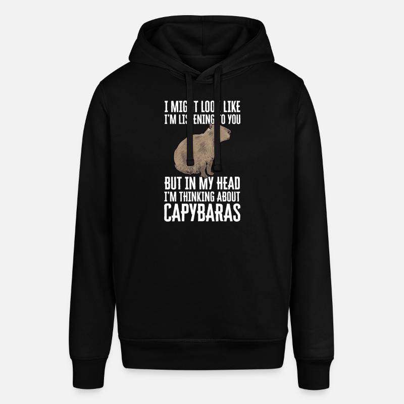 Rongeur Capybara - Sweat à capuche SOUNDER Stanley/Stella Unisexe - noir