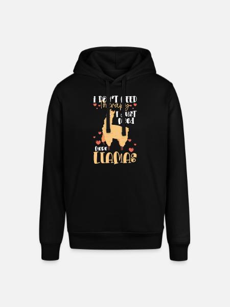Llama Farm Animal Soft - Stanley/Stella SOUNDER Unisex Hoodie - black