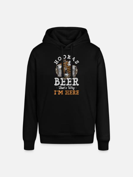 Hookah Smoker Hookah Bar - Stanley/Stella SOUNDER Unisex Hoodie - black