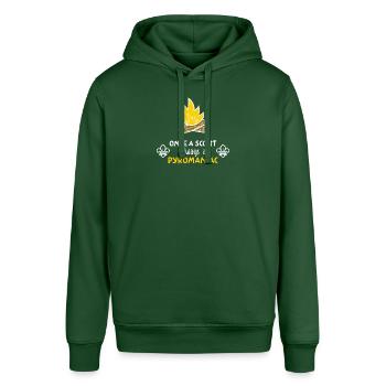 Pfadfinder immer! - Stanley/Stella Unisex Hoodie SOUNDER - Flaschengrün - Vorne - Alina (178cm) & Michal (187cm)