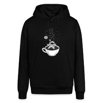 Space shuttle - Stanley/Stella SOUNDER Unisex Hoodie - black - Front - Alina (178cm) & Michal (187cm)