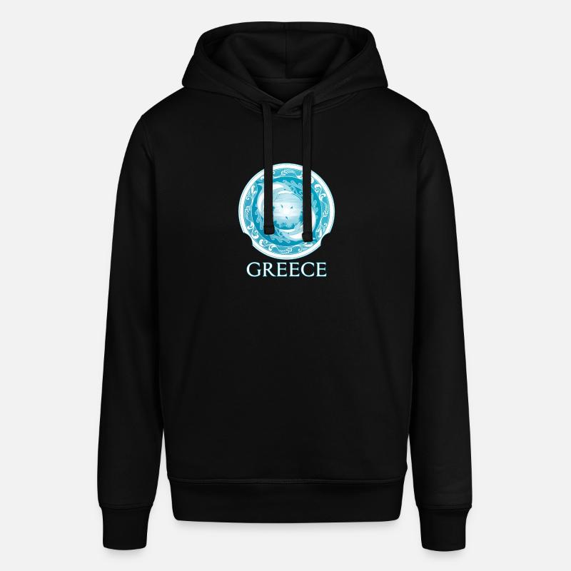 Dauphins Grèce Hellas - Sweat à capuche SOUNDER Stanley/Stella Unisexe - noir
