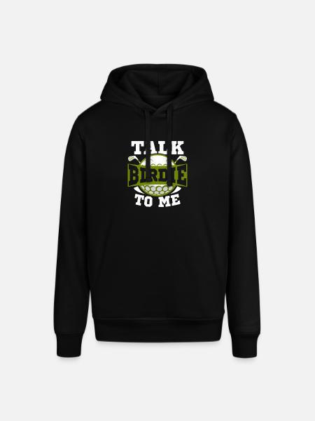 Tal Birdie til mig Golf Golf - Stanley/Stella SOUNDER unisex hoodie - sort