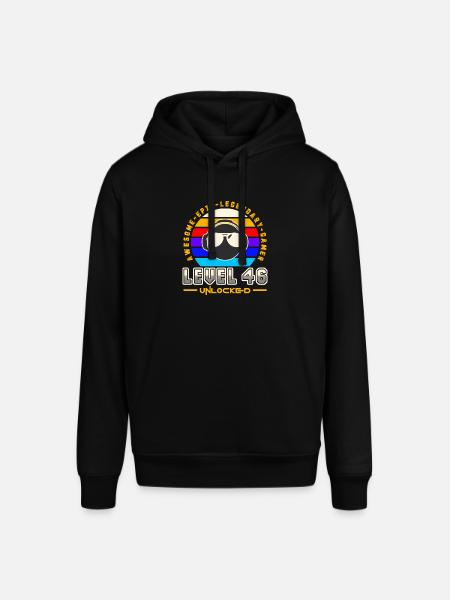 Level 46 - Stanley/Stella SOUNDER Unisex Hoodie - black