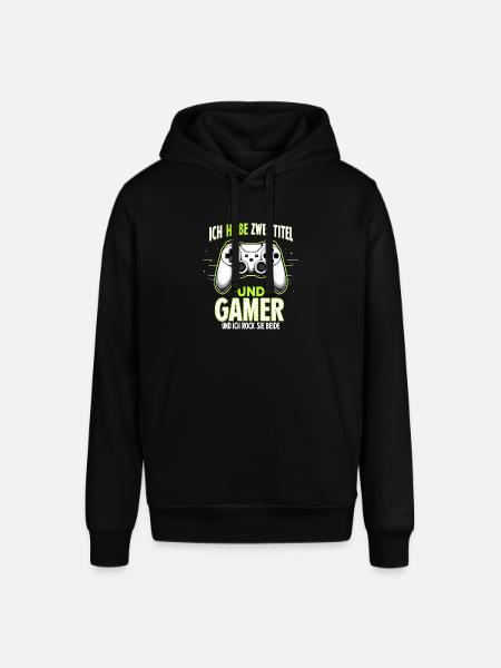 Junge Gamer: Kinder der Zockerwelt - Stanley/Stella Unisex Hoodie SOUNDER - Schwarz