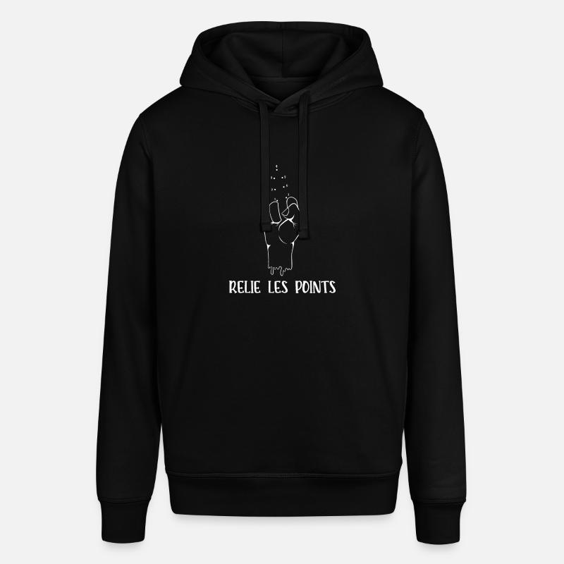 relie les points - Sweat à capuche SOUNDER Stanley/Stella Unisexe - noir